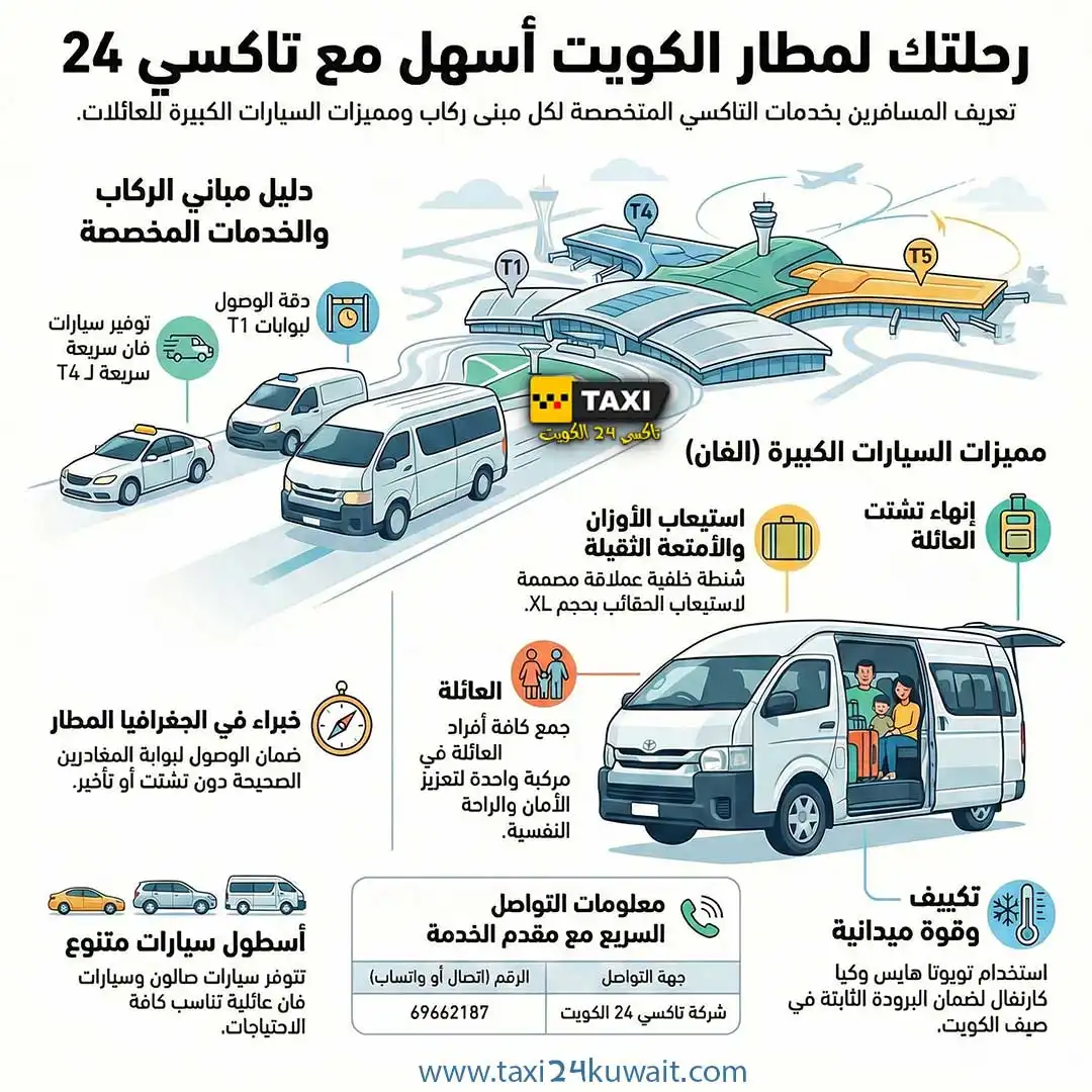 سيارة كبيرة لتوصيل المطار