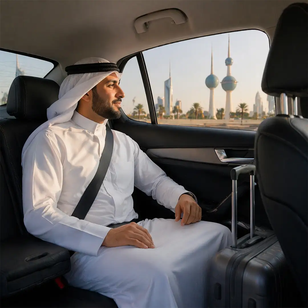 متى تحتاج رقم تاكسي إلى مطار الكويت؟
