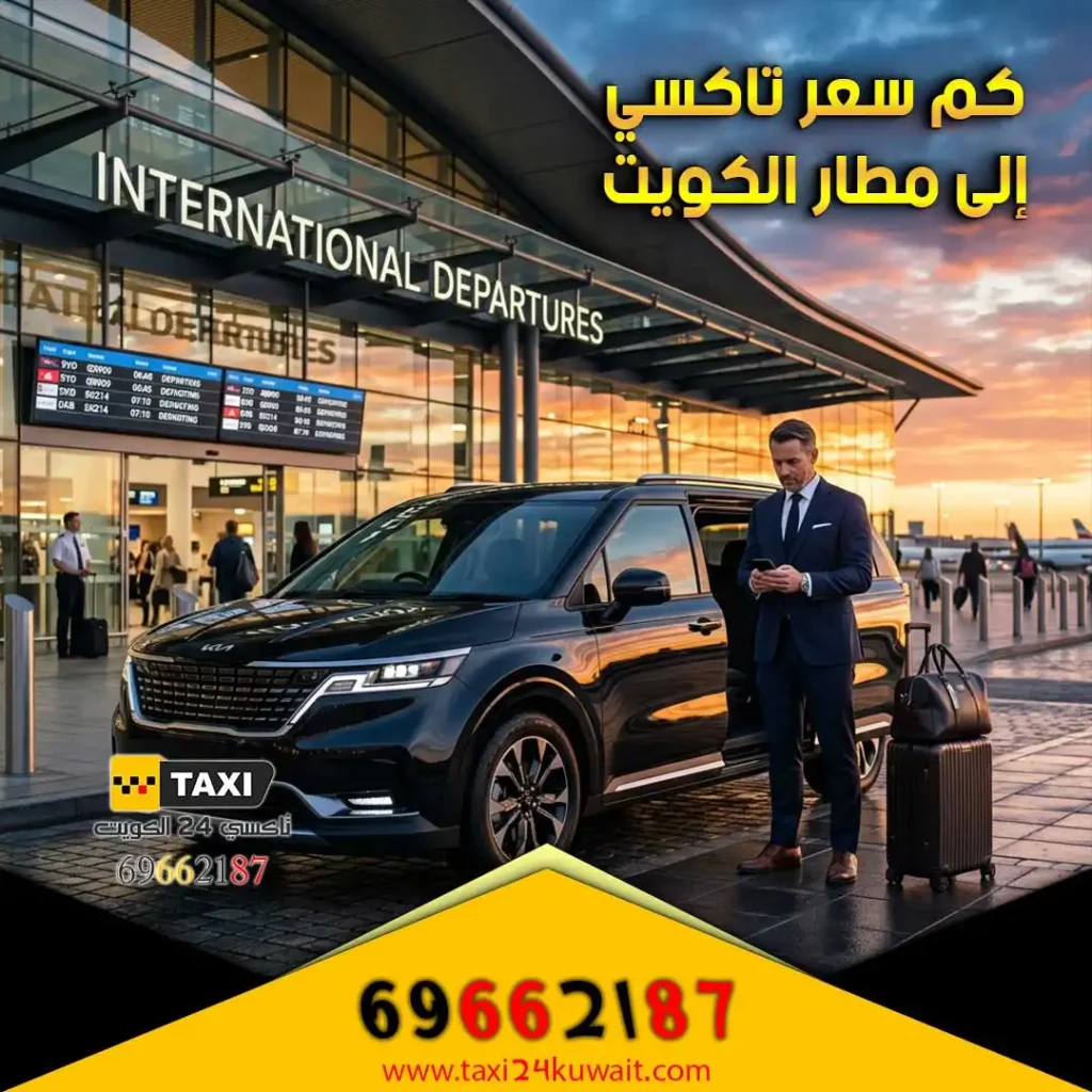 كم سعر تاكسي إلى مطار الكويت